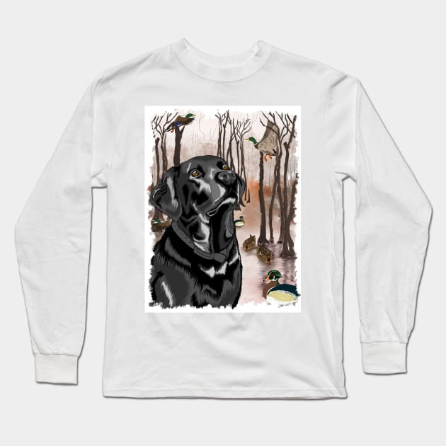 Duck hunt Long Sleeve T-Shirt by Inproject.std